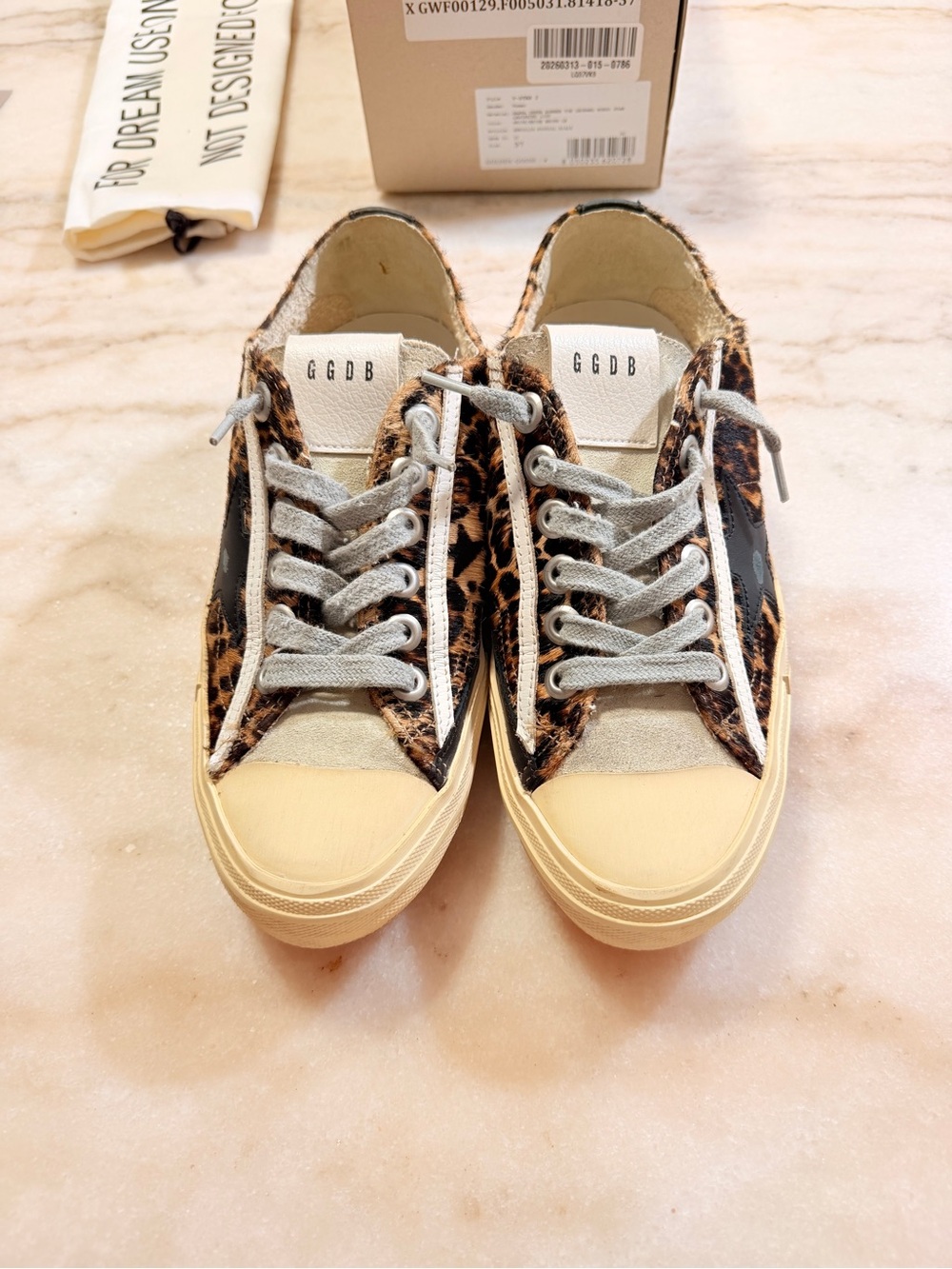Golden Goose Leopard Print VSTAR2 - Picture 2 of 12
